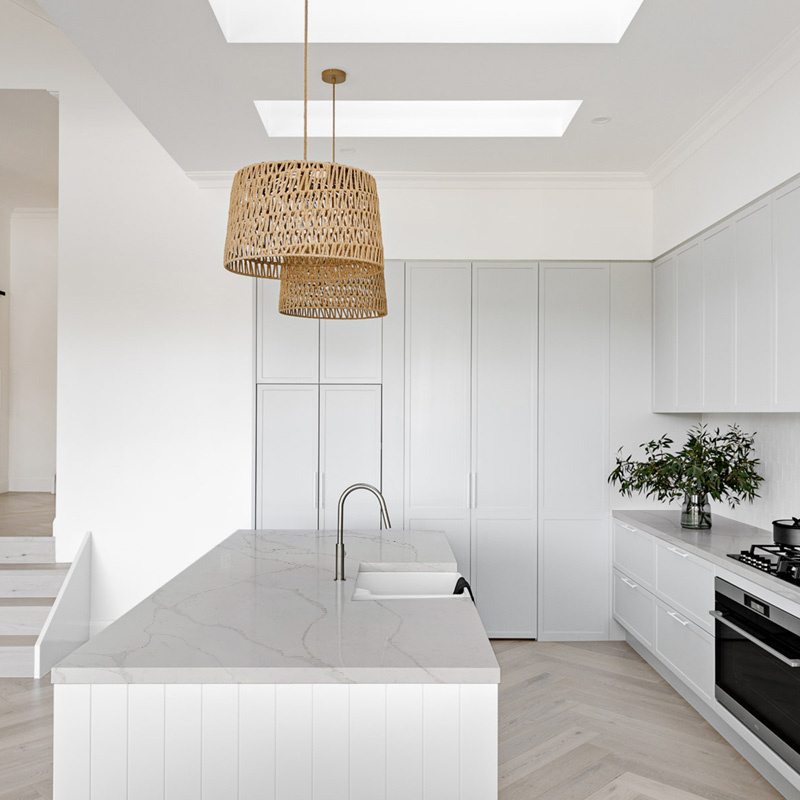 5035 Sonder White Calacatta Quartz Countertops