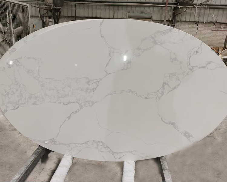 5047 River Thrill White Calacatta Quartz Countertops