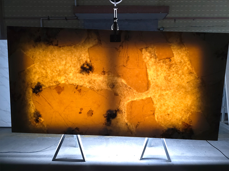 7017 Pandora PD Printed Quartz Engineered Stone for Countertops/ Backlit Feature Wall