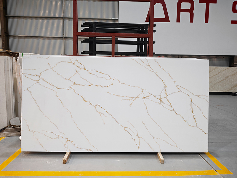 5131 Calacatta Arno Quartz Slabs & Tiles for Hotel Bathroom Vanity Tops