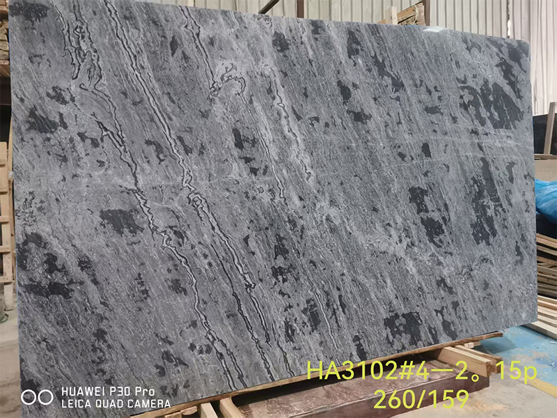 Sea Waves Grey Marble For Wall/ Stair/ Countertops