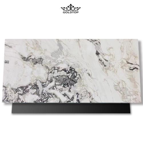 Picasso White Marble Slab