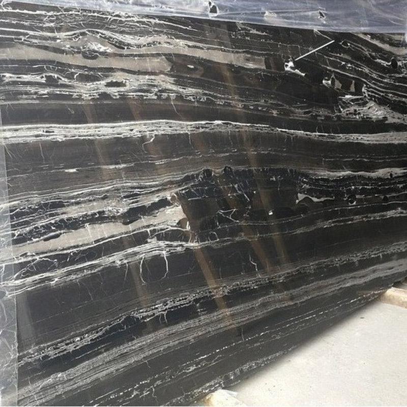Black Marquina Marble Slab Countertop