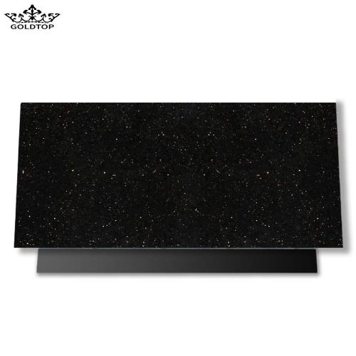 Black Galaxy Granite Kitchen Countertops Tile