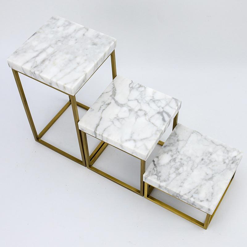 white marble base jewellery stand