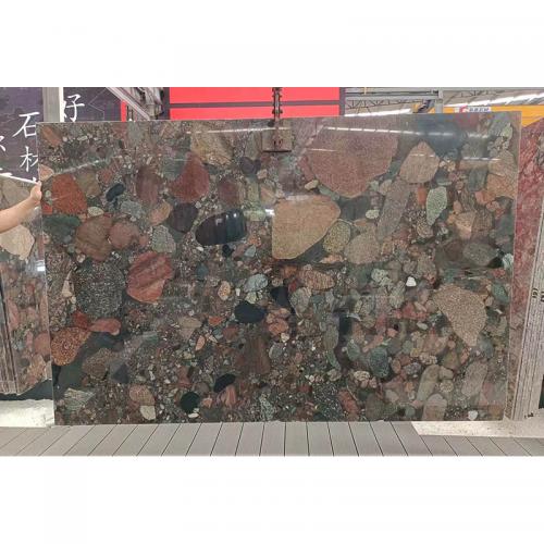 High-end Yuhua stone marble red slabs