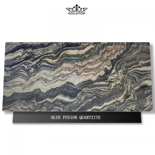 blue silk marble slabs