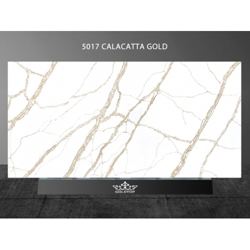 Calacatta Gold Classic White Quartz
