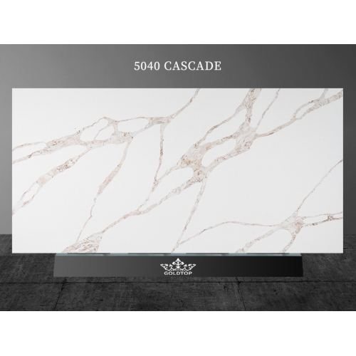 Cascade White Calacatta Quartz