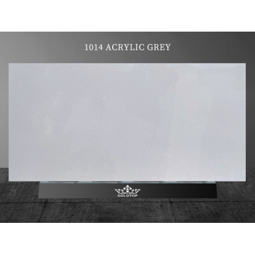 1014 Acrylic Grey Quartz Slab