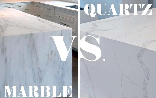 comptoirs en marbre vs quartz ce qui est mieux？