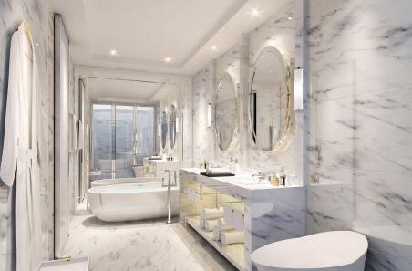 5 idées de salle de bain en marbre gris Histoires de clients