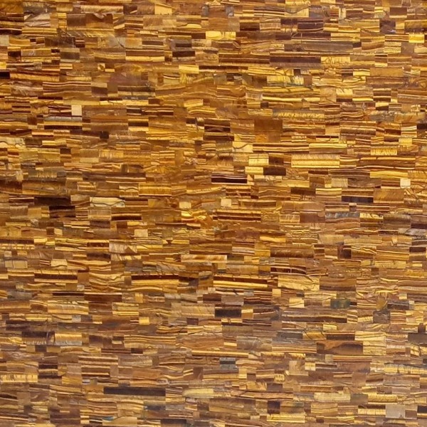 Pierre œil de tigre jaune bleu
