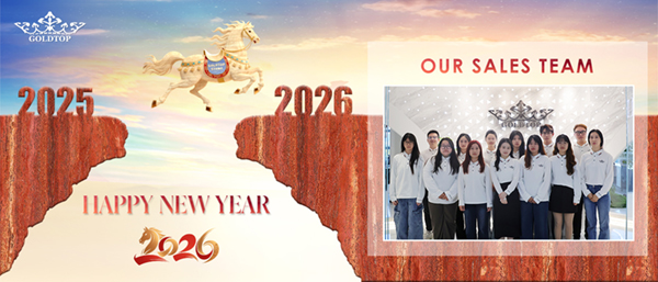 Bonne année de la part de GOLDTOP !