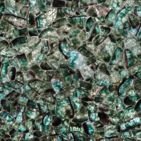 Pierre semi-précieuse en fluorite verte