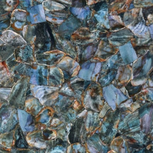 Pierre semi-précieuse bleue labrodorite