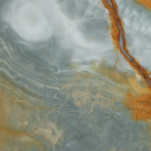 Onyx bleu doré