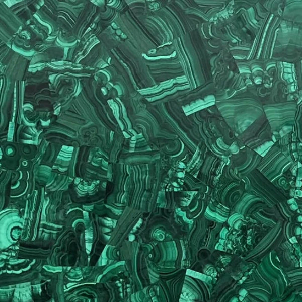 Pierre semi-précieuse verte malachite