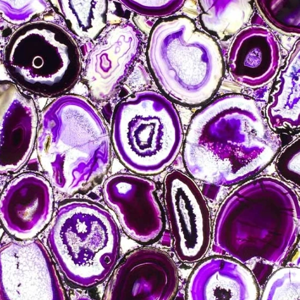 Agate violette