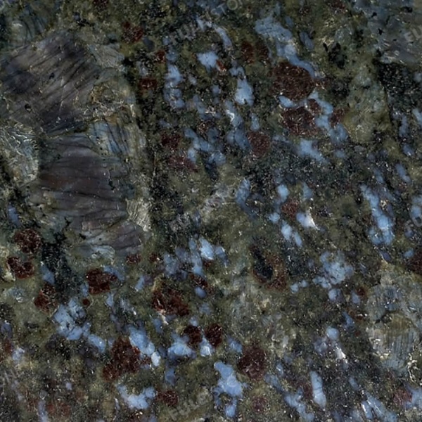 Granit bleu papillon