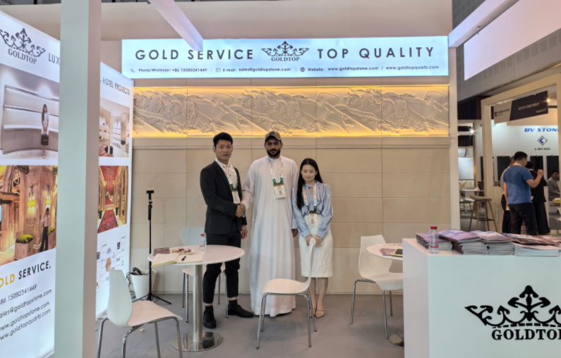 GOLDTOP conclut avec succès sa participation au salon BIG 5 Global, établissant des liens avec le marché du Moyen-Orient grâce à des solutions intégrées en pierre.